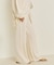 organic linen 混 ニットパンツ