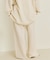 organic linen 混 ニットパンツ