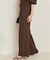 organic linen 混 ニットパンツ