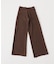 organic linen 混 ニットパンツ