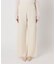 organic linen 混 ニットパンツ