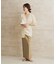 organic linen 混 カーディガン
