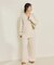 organic linen 混 カーディガン