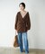 organic linen 混 カーディガン