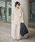 organic linen 混 カーディガン