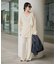 organic linen 混 カーディガン