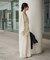 organic linen 混 カーディガン