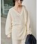 organic linen 混 カーディガン