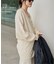organic linen 混 カーディガン