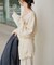 organic linen 混 カーディガン