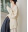 organic linen 混 カーディガン