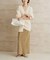 organic linen 混 カーディガン