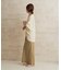 organic linen 混 カーディガン