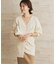 organic linen 混 カーディガン