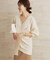 organic linen 混 カーディガン