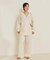 organic linen 混 カーディガン