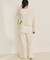 organic linen 混 カーディガン