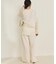 organic linen 混 カーディガン