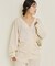 organic linen 混 カーディガン