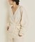 organic linen 混 カーディガン
