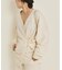 organic linen 混 カーディガン