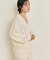 organic linen 混 カーディガン