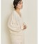 organic linen 混 カーディガン