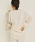 organic linen 混 カーディガン