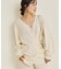 organic linen 混 カーディガン