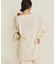 organic linen 混 カーディガン