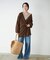 organic linen 混 カーディガン