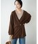 organic linen 混 カーディガン