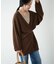 organic linen 混 カーディガン