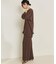 organic linen 混 カーディガン