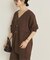 organic linen 混 カーディガン