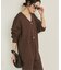 organic linen 混 カーディガン