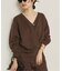 organic linen 混 カーディガン