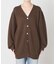organic linen 混 カーディガン