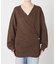 organic linen 混 カーディガン