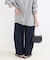 《追加10》ウォッシャブル / DU JOUR / デュ ジュール BARREL BAGGY JEAN