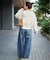 《追加10》ウォッシャブル / DU JOUR / デュ ジュール BARREL BAGGY JEAN