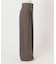 《セットアップ対応》フローツイルダブルタックワイドパンツ