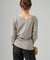 BACK Vネック ロングスリーブプルオーバー