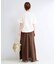 《追加》《S/Mサイズ展開》手洗い可 / フレンチリネンギャザースカート