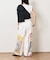 ONE SHOULDER TAFFETA ブラウス