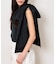 ONE SHOULDER TAFFETA ブラウス