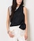 ONE SHOULDER TAFFETA ブラウス