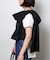 ONE SHOULDER TAFFETA ブラウス