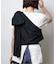 ONE SHOULDER TAFFETA ブラウス