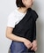 ONE SHOULDER TAFFETA ブラウス